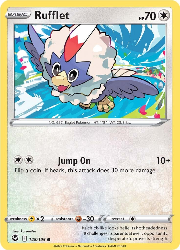 Rufflet (148/195) [Sword & Shield: Silver Tempest] | Mindsight Gaming