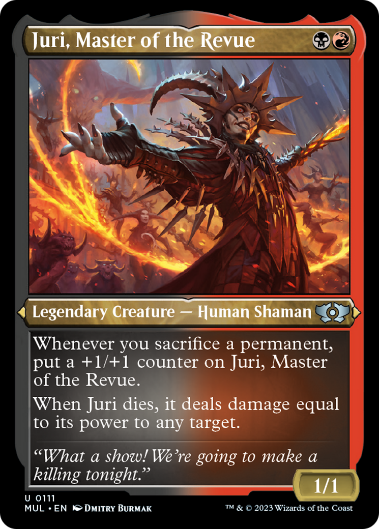 Juri, Master of the Revue (Foil Etched) [Multiverse Legends] | Mindsight Gaming