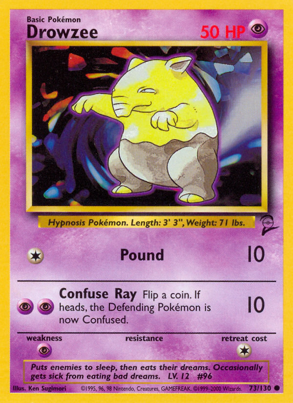 Drowzee (73/130) [Base Set 2] | Mindsight Gaming