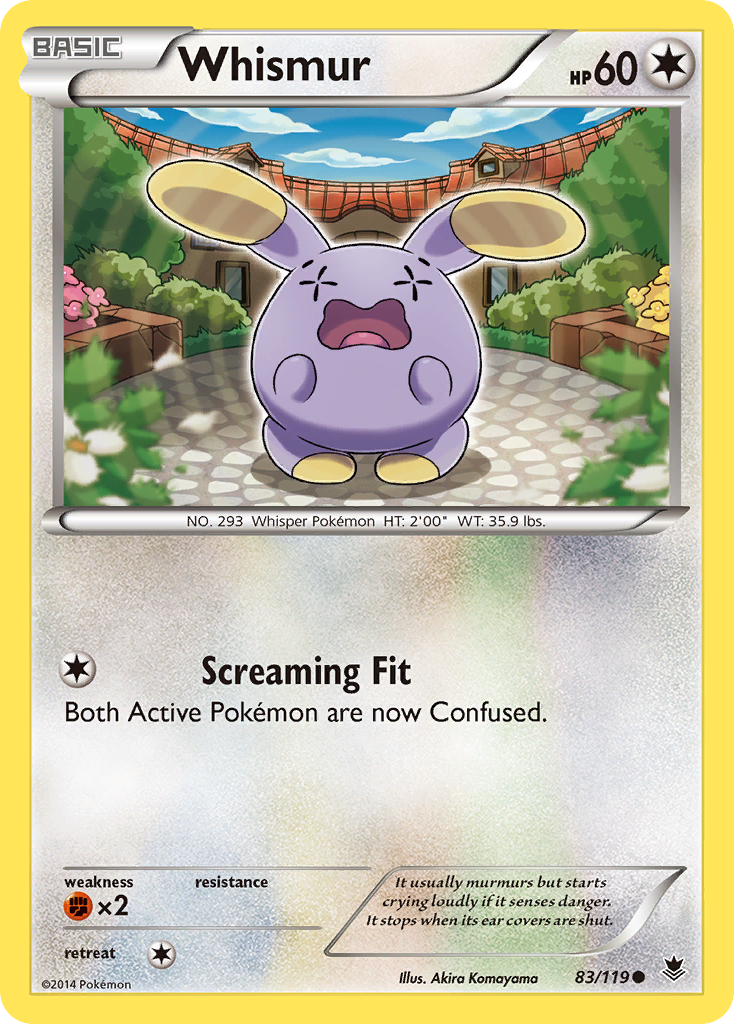 Whismur (83/119) [XY: Phantom Forces] | Mindsight Gaming