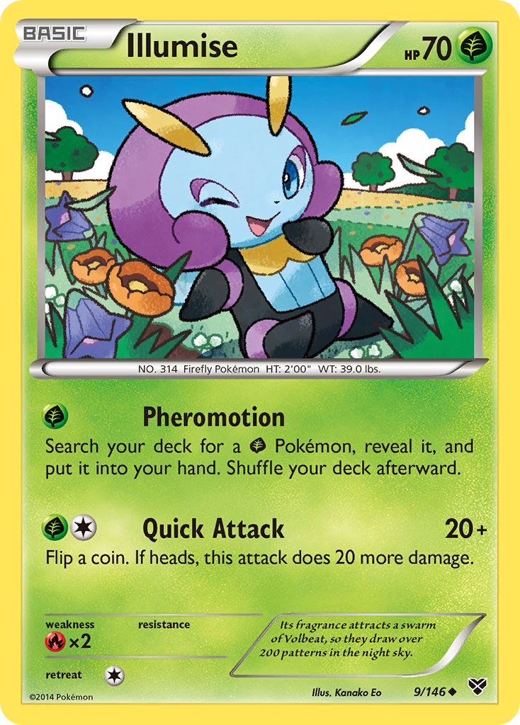 Illumise (9/146) [XY: Base Set] | Mindsight Gaming