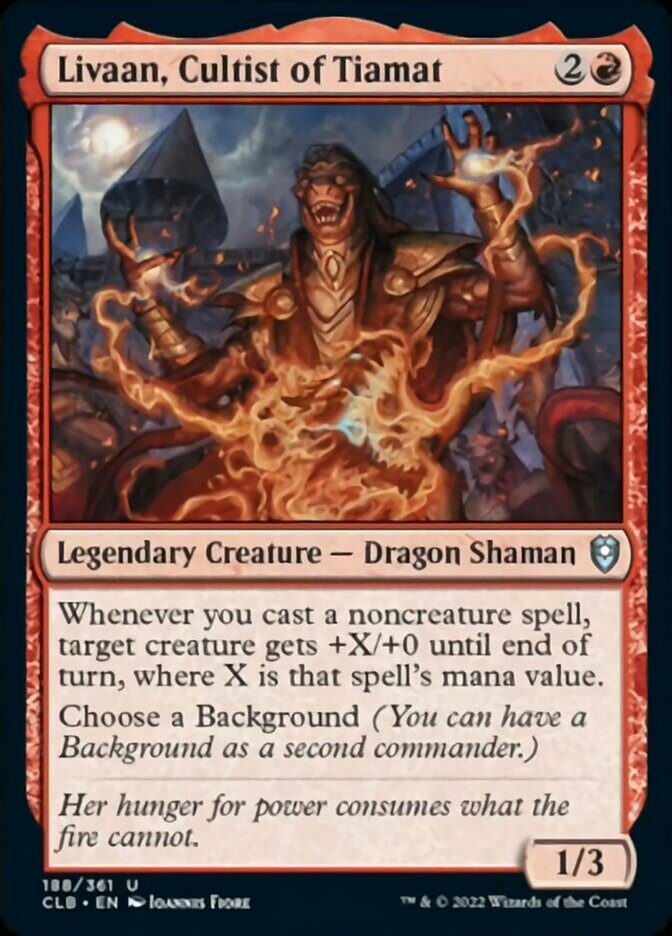 Livaan, Cultist of Tiamat [Commander Legends: Battle for Baldur's Gate] | Mindsight Gaming