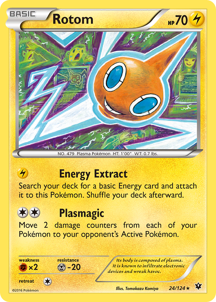 Rotom (24/124) [XY: Fates Collide] | Mindsight Gaming