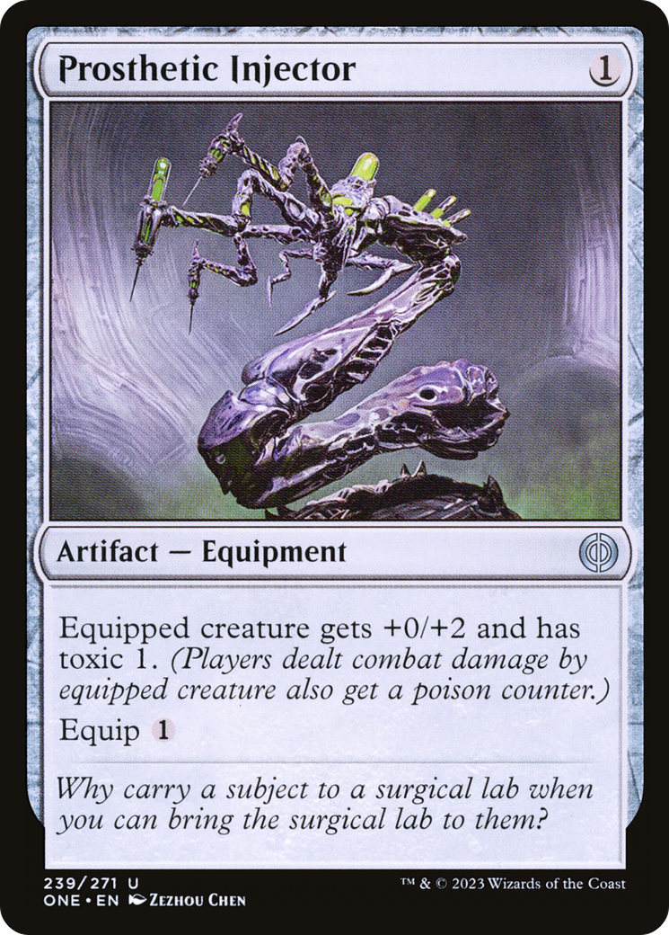 Prosthetic Injector [Phyrexia: All Will Be One] | Mindsight Gaming