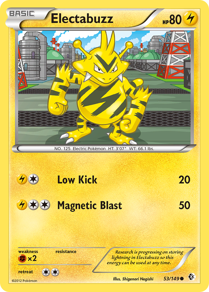 Electabuzz (53/149) [Black & White: Boundaries Crossed] | Mindsight Gaming