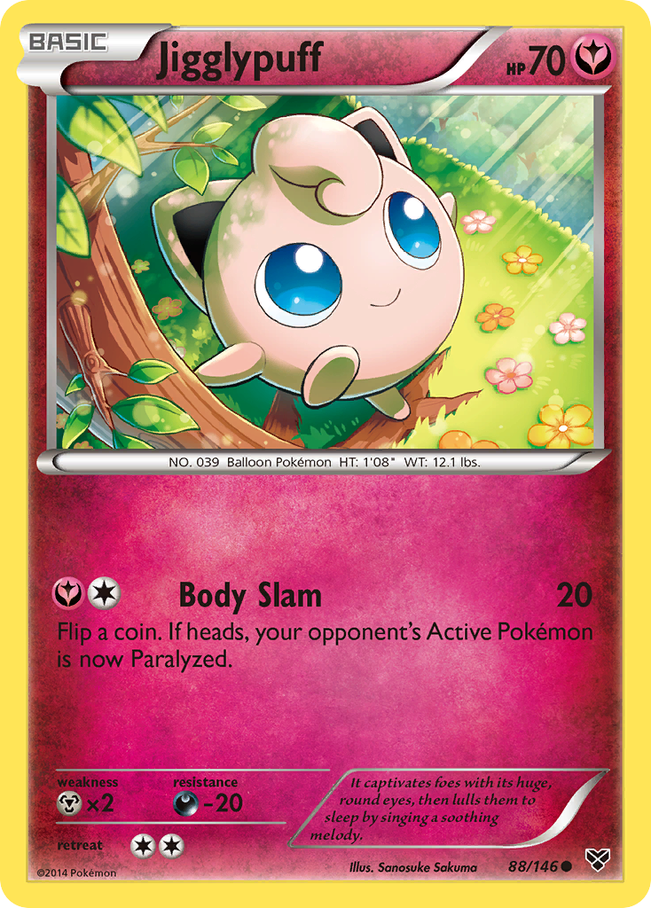 Jigglypuff (88/146) [XY: Base Set] | Mindsight Gaming