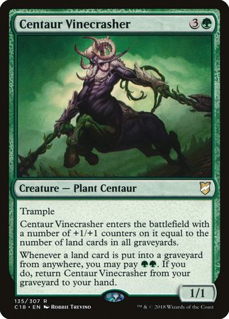 Centaur Vinecrasher [Commander 2018] | Mindsight Gaming