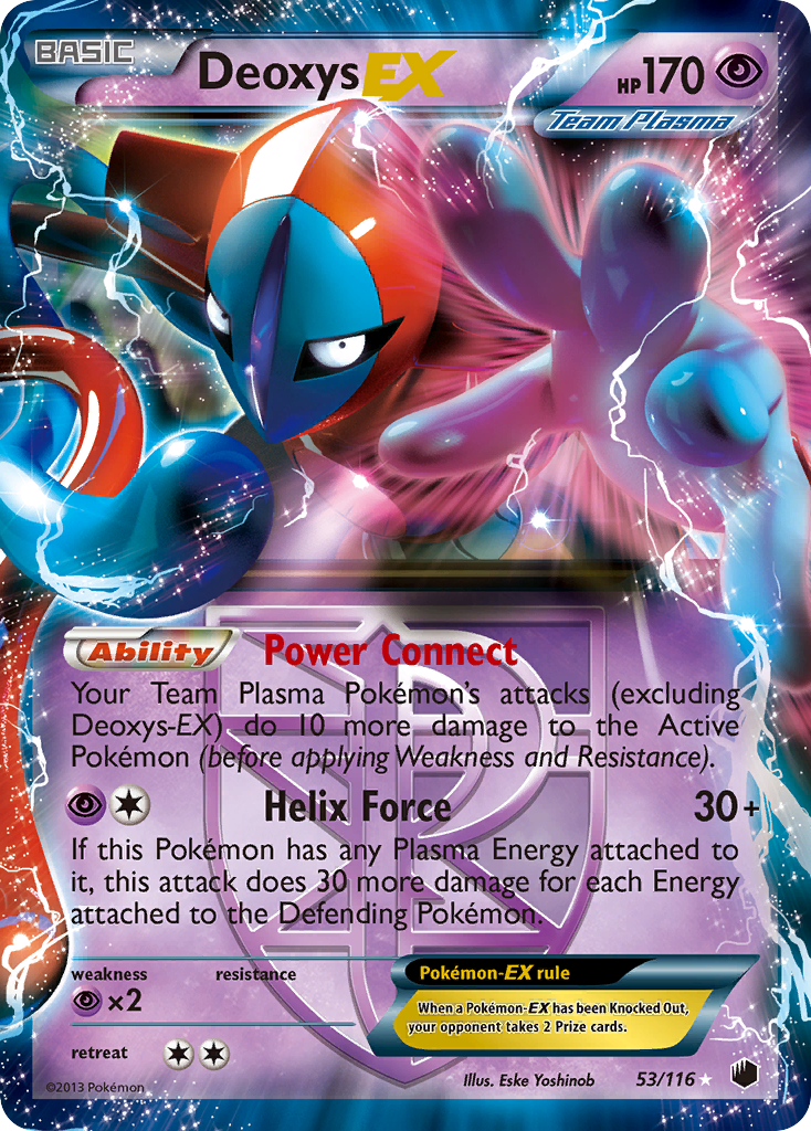 Deoxys EX (53/116) [Black & White: Plasma Freeze] | Mindsight Gaming