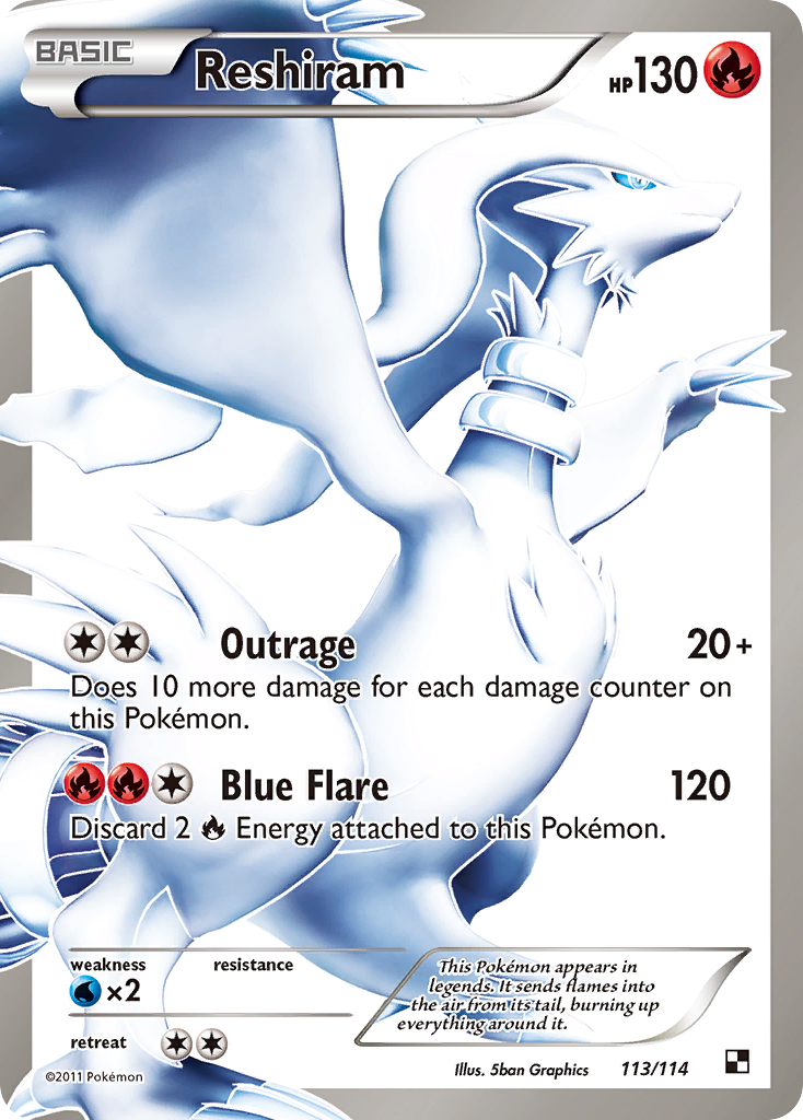 Reshiram (113/114) [Black & White: Base Set] | Mindsight Gaming