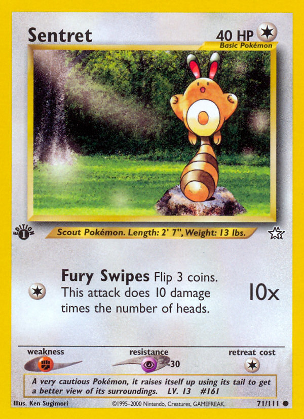 Sentret (71/111) [Neo Genesis 1st Edition] | Mindsight Gaming