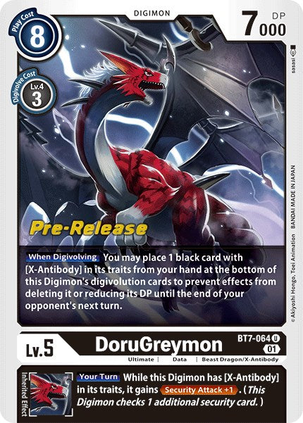 DoruGreymon [BT7-064] [Next Adventure Pre-Release Cards] | Mindsight Gaming