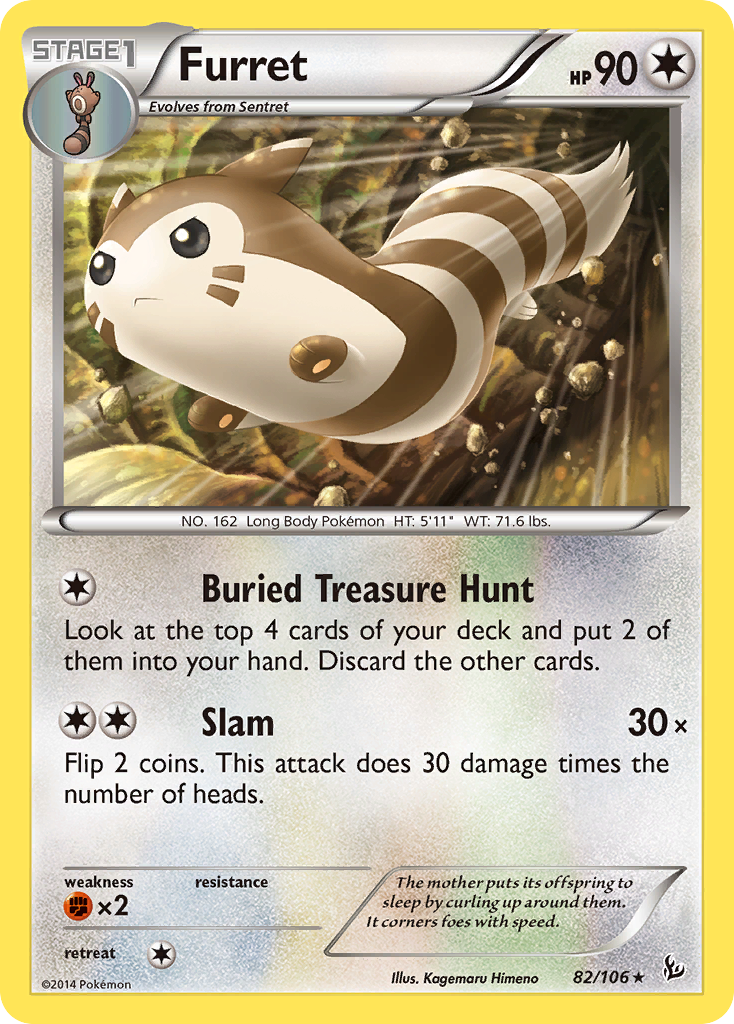 Furret (82/106) [XY: Flashfire] | Mindsight Gaming