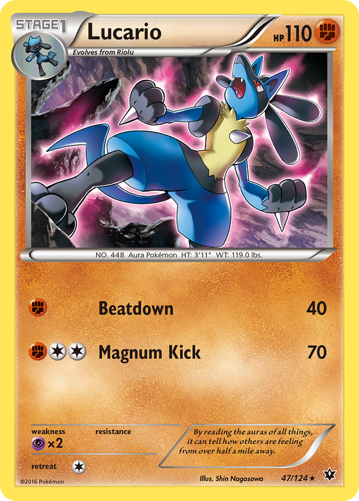 Lucario (47/124) [XY: Fates Collide] | Mindsight Gaming