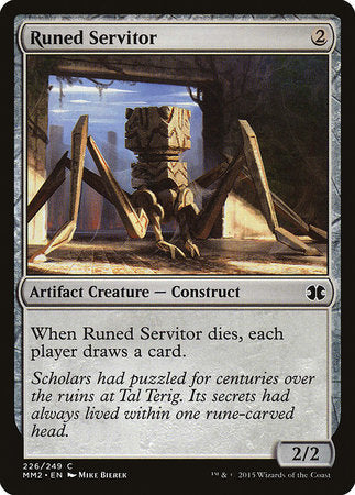 Runed Servitor [Modern Masters 2015] | Mindsight Gaming