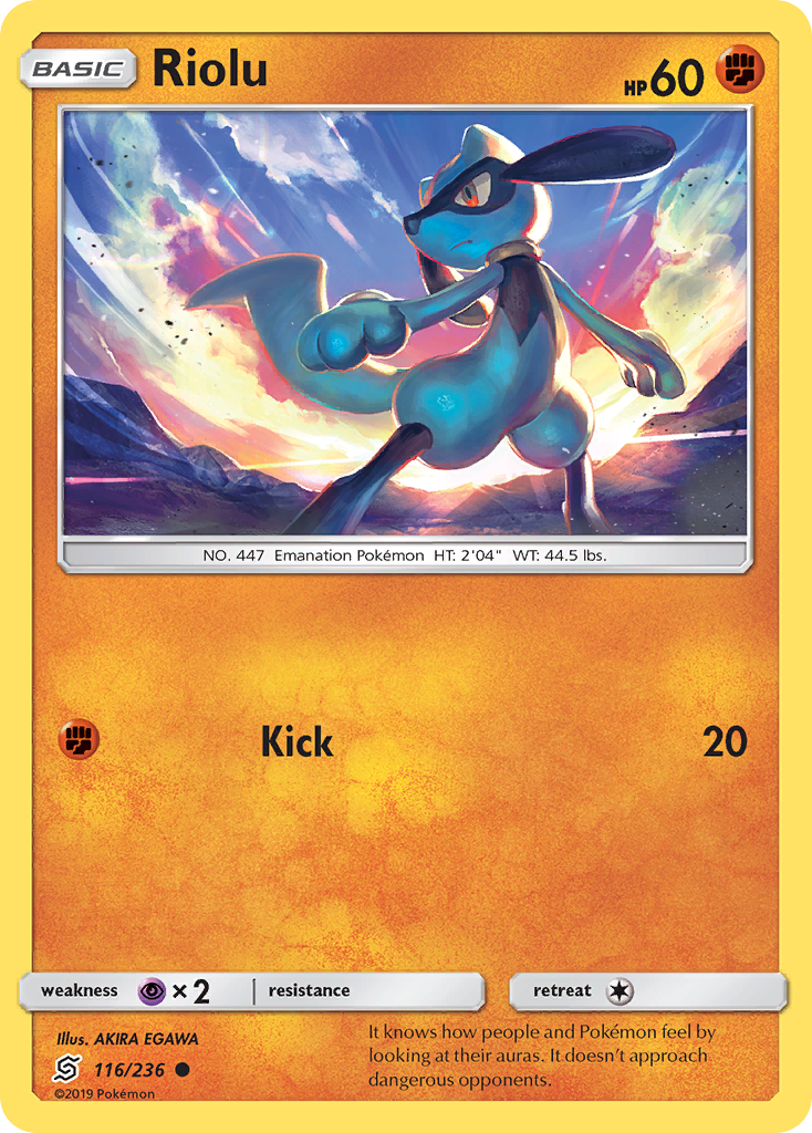 Riolu (116/236) [Sun & Moon: Unified Minds] | Mindsight Gaming