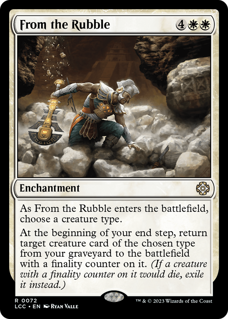 From the Rubble [The Lost Caverns of Ixalan Commander] | Mindsight Gaming