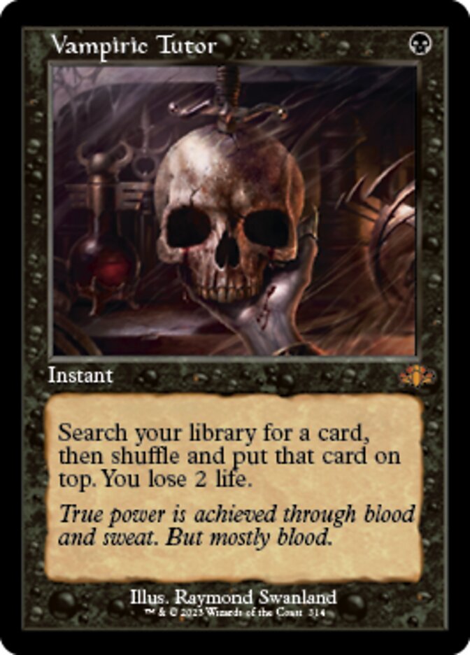 Vampiric Tutor (Retro) [Dominaria Remastered] | Mindsight Gaming