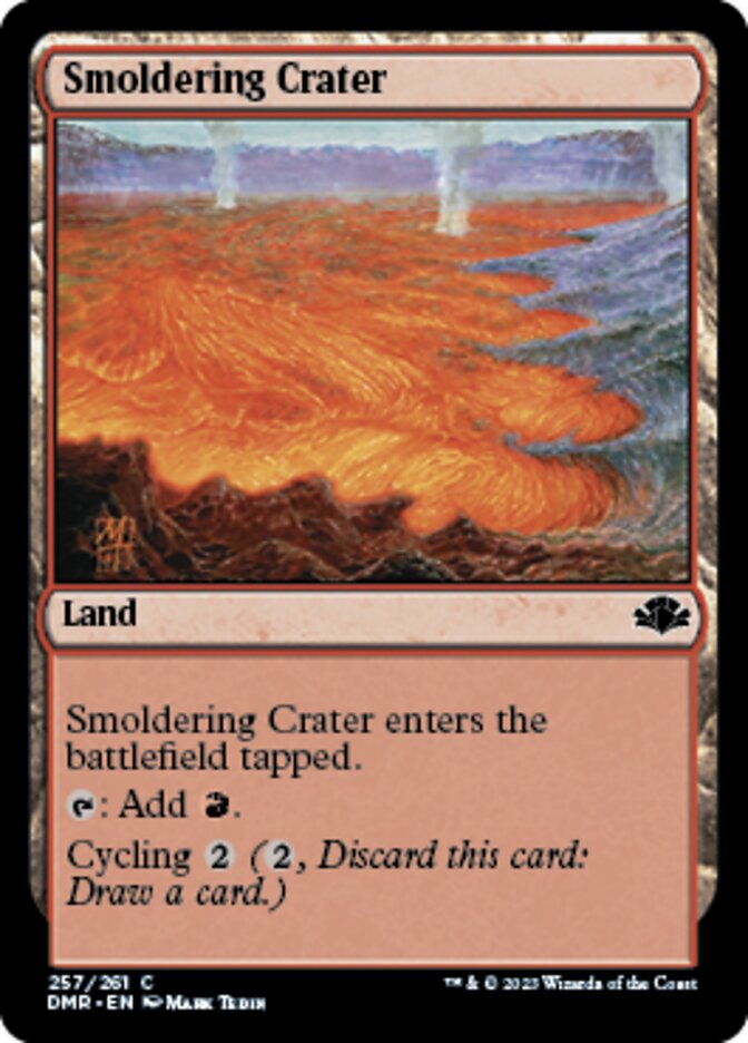 Smoldering Crater [Dominaria Remastered] | Mindsight Gaming