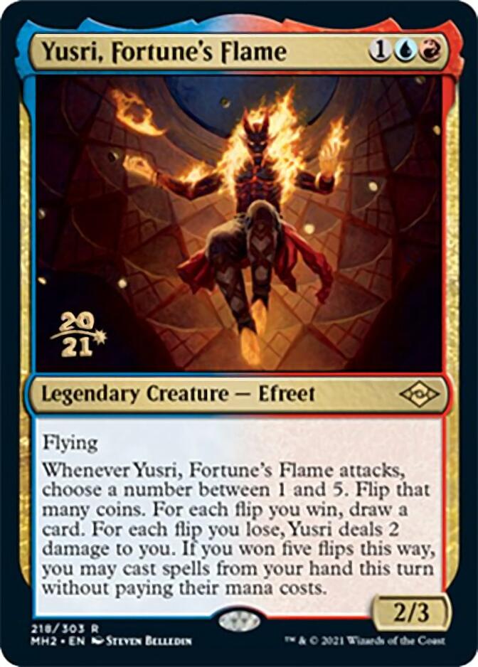 Yusri, Fortune's Flame [Modern Horizons 2 Prerelease Promos] | Mindsight Gaming