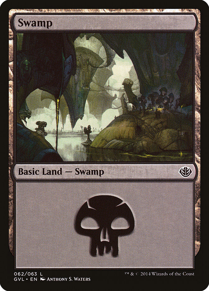 Swamp (62) (Garruk vs. Liliana) [Duel Decks Anthology] | Mindsight Gaming