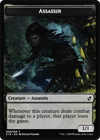 Assassin // Morph Double-sided Token [Commander 2019 Tokens] | Mindsight Gaming