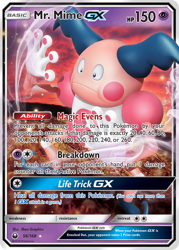 Mr. Mime GX (56/168) [Sun & Moon: Celestial Storm] | Mindsight Gaming