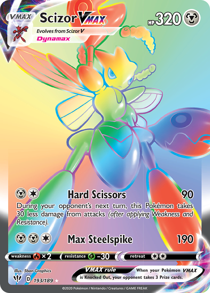 Scizor VMAX (193/189) [Sword & Shield: Darkness Ablaze] | Mindsight Gaming