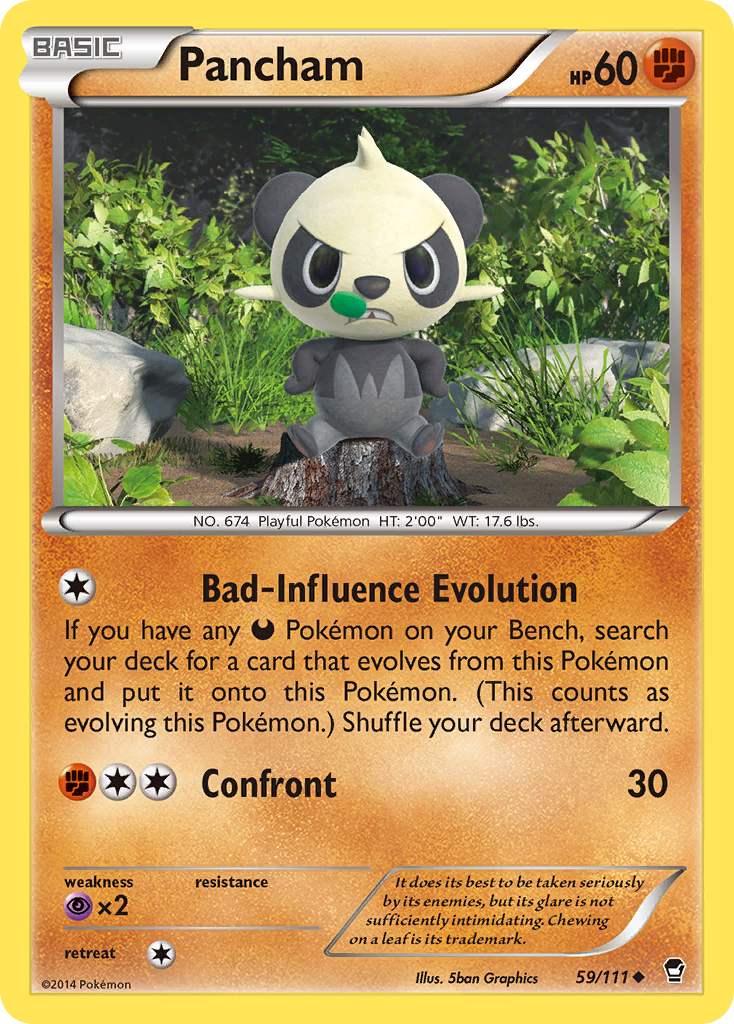 Pancham (59/111) [XY: Furious Fists] | Mindsight Gaming