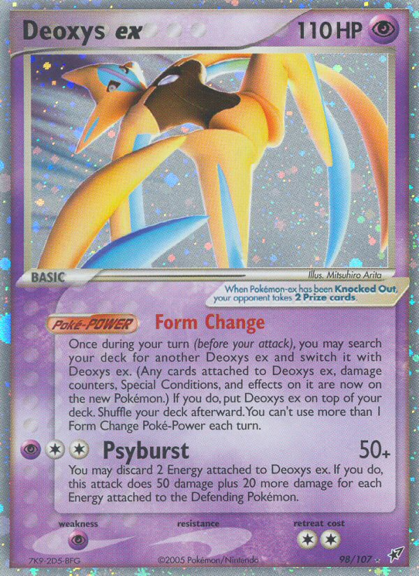 Deoxys ex (98/107) [EX: Deoxys] | Mindsight Gaming