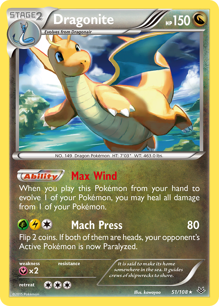 Dragonite (51/108) [XY: Roaring Skies] | Mindsight Gaming