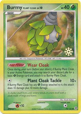 Burmy Plant Cloak (78/132) [Countdown Calendar Promos] | Mindsight Gaming