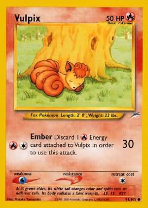 Vulpix (91/105) [Neo Destiny Unlimited] | Mindsight Gaming