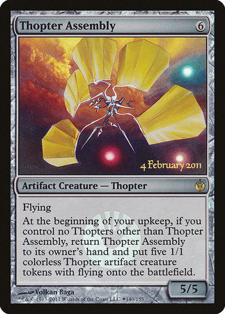 Thopter Assembly [Mirrodin Besieged Promos] | Mindsight Gaming