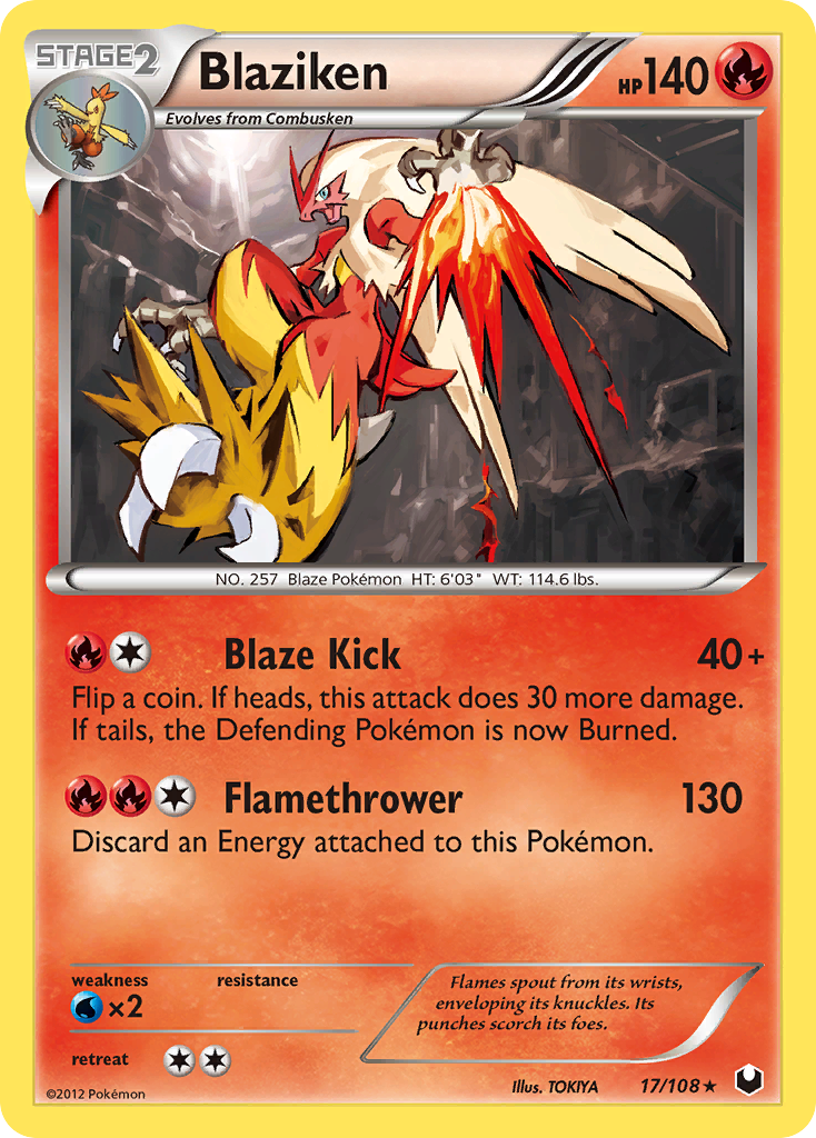 Blaziken (17/108) [Black & White: Dark Explorers] | Mindsight Gaming