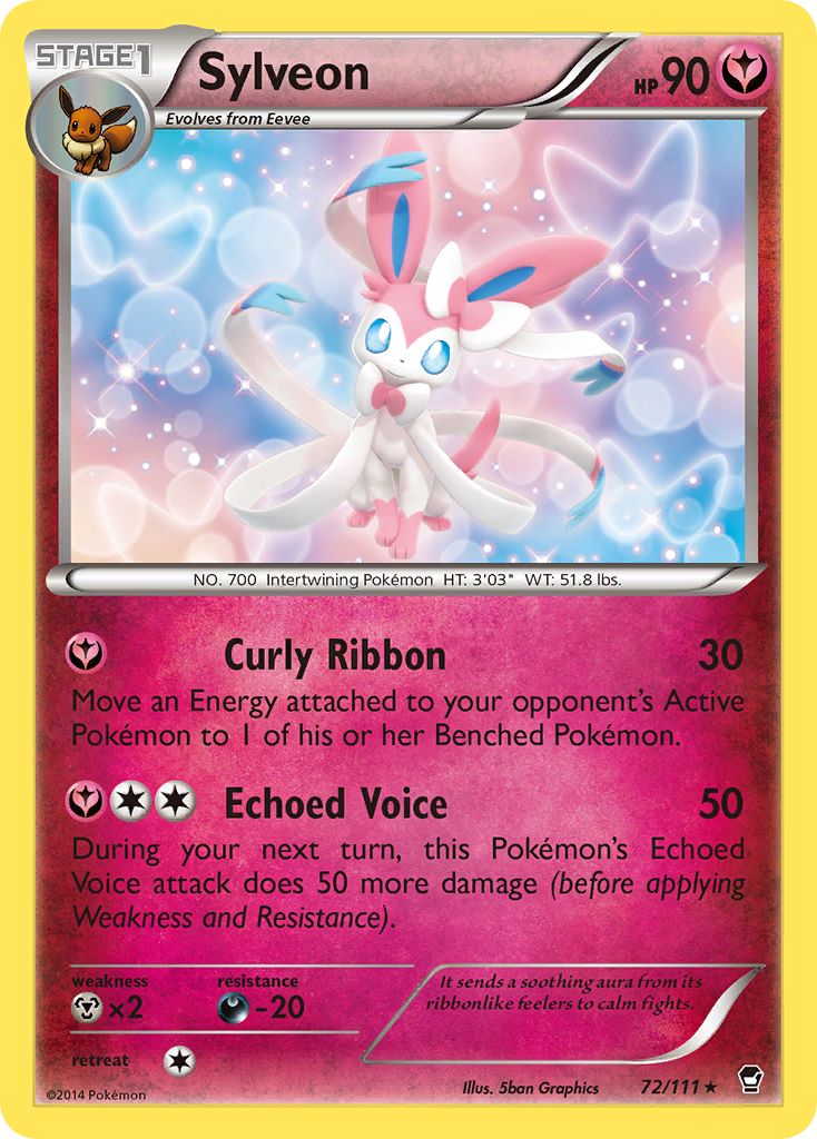 Sylveon (72/111) [XY: Furious Fists] | Mindsight Gaming