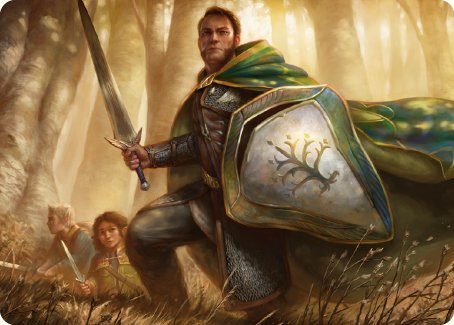 Boromir, Warden of the Tower Art Card [The Lord of the Rings: Tales of Middle-earth Art Series] | Mindsight Gaming