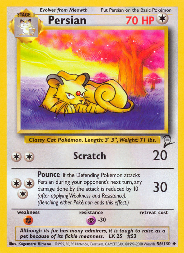 Persian (56/130) [Base Set 2] | Mindsight Gaming