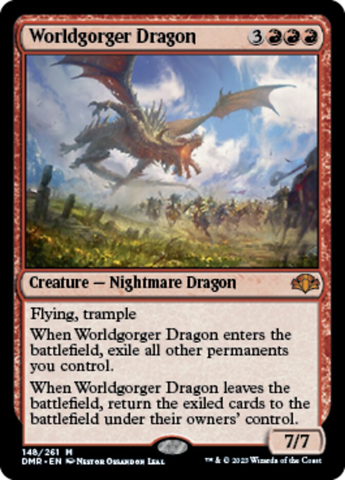 Worldgorger Dragon [Dominaria Remastered] | Mindsight Gaming