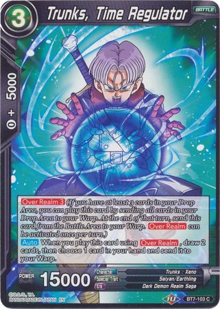 Trunks, Time Regulator (Reprint) (BT7-103) [Battle Evolution Booster] | Mindsight Gaming