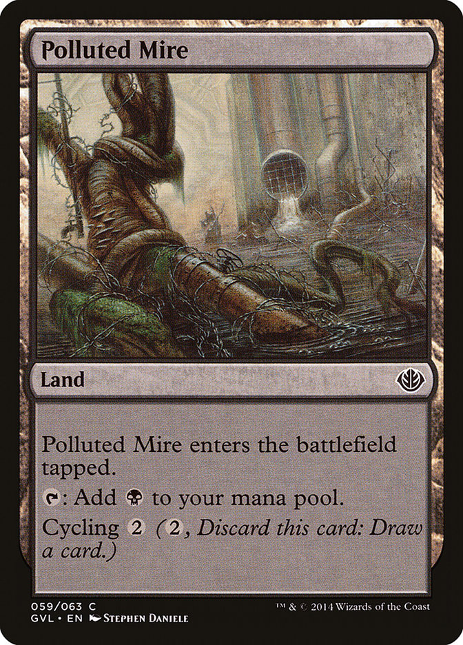 Polluted Mire (Garruk vs. Liliana) [Duel Decks Anthology] | Mindsight Gaming