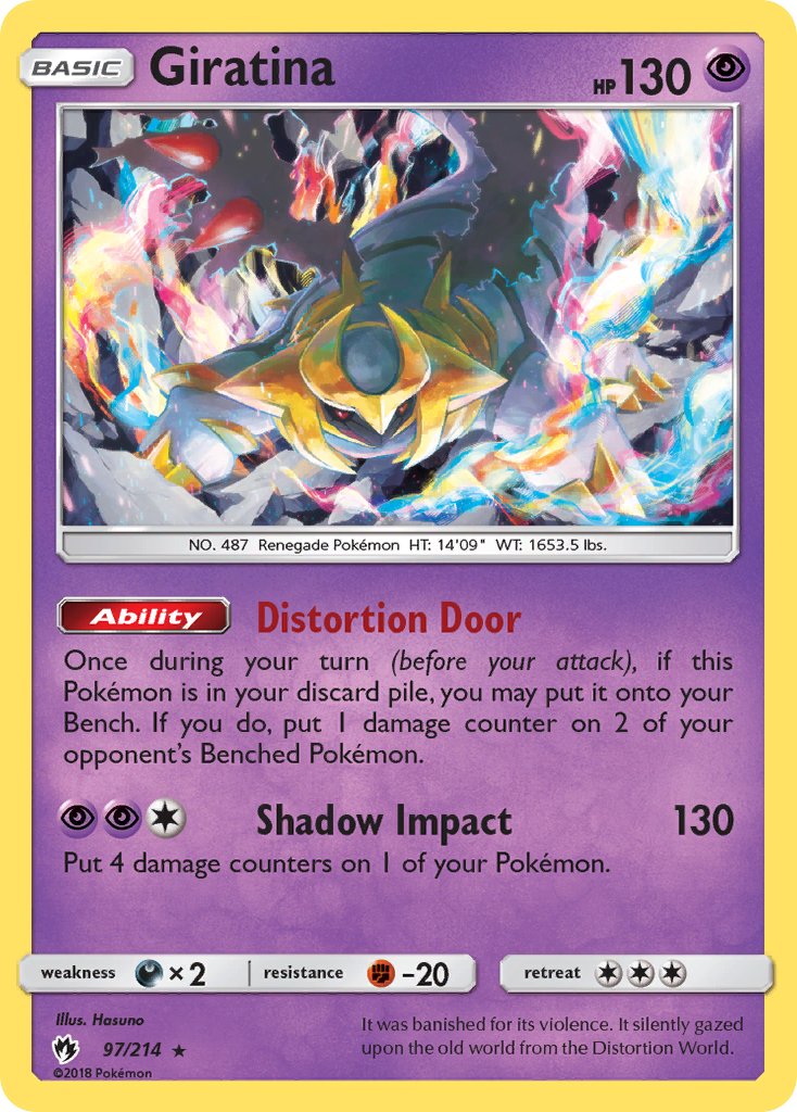 Giratina (97/214) (Theme Deck Exclusive) [Sun & Moon: Lost Thunder] | Mindsight Gaming