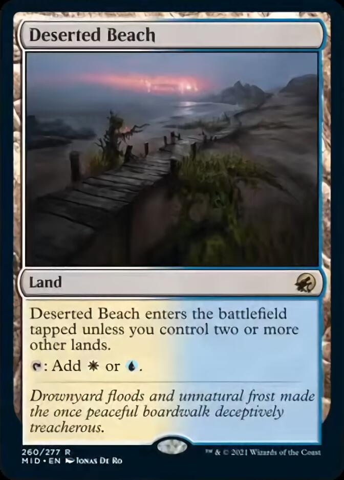 Deserted Beach [Innistrad: Midnight Hunt] | Mindsight Gaming