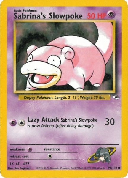 Sabrina's Slowpoke (95/132) [Gym Heroes Unlimited] | Mindsight Gaming