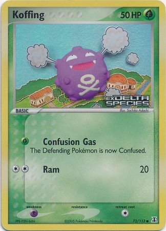 Koffing (72/113) (Stamped) [EX: Delta Species] | Mindsight Gaming