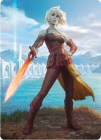 Nahiri, Heir of the Ancients 1 Art Card [Zendikar Rising Art Series] | Mindsight Gaming