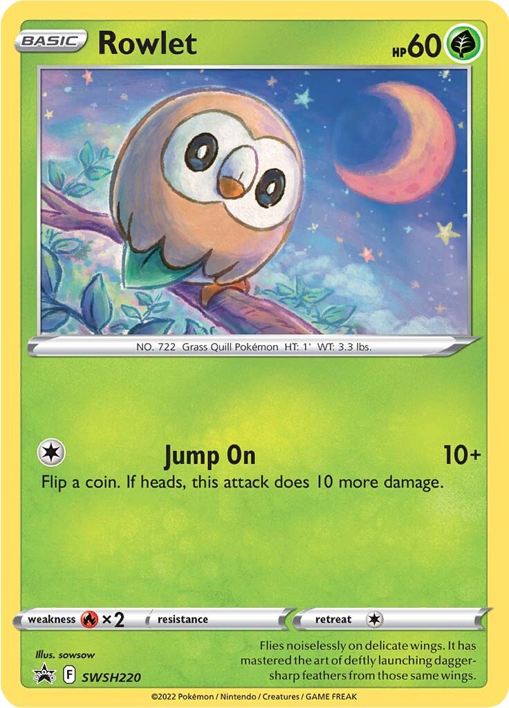 Rowlet (SWSH220) [Sword & Shield: Black Star Promos] | Mindsight Gaming