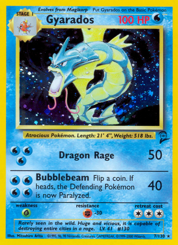 Gyarados (7/130) [Base Set 2] | Mindsight Gaming