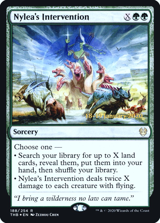 Nylea's Intervention [Theros Beyond Death Prerelease Promos] | Mindsight Gaming