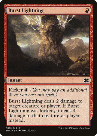 Burst Lightning [Modern Masters 2015] | Mindsight Gaming