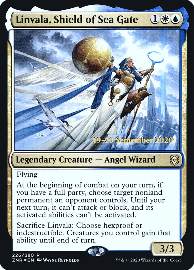 Linvala, Shield of Sea Gate  [Zendikar Rising Prerelease Promos] | Mindsight Gaming